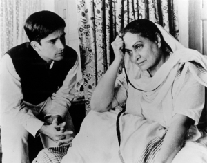 Shashi Kapoor and Durga Khote